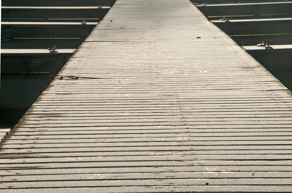 Vértes egy footbridge — Stock Fotó