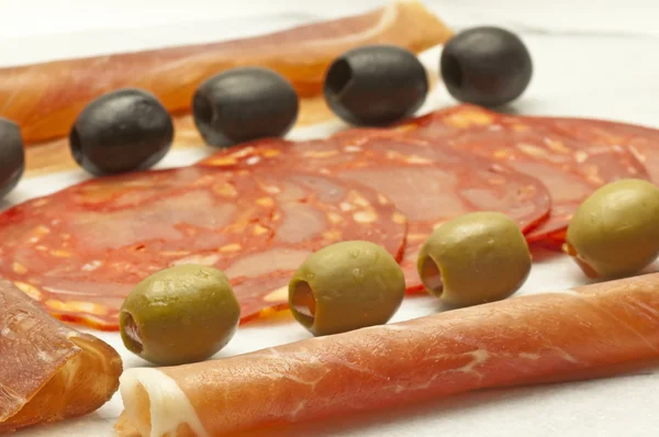 Salsicha Chorizo de Espanha — Fotografia de Stock