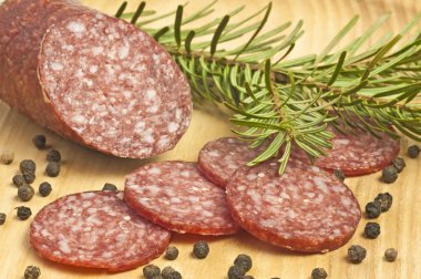 Salami of deer clipart