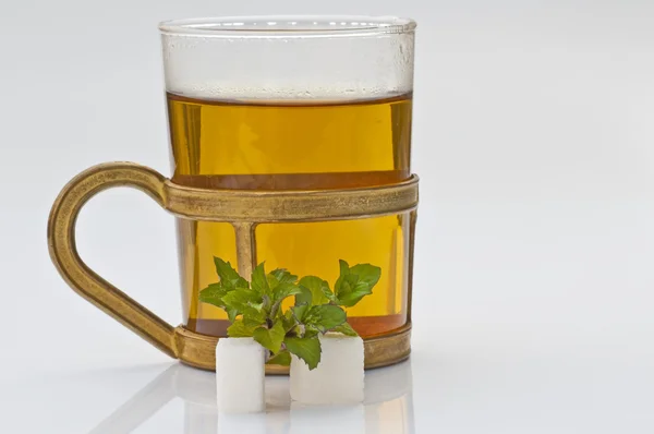 Herbata z mięty pieprzowej — Zdjęcie stockowe