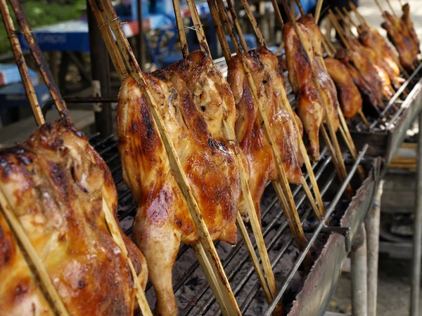Thailand roasting chicken — Stock Photo, Image