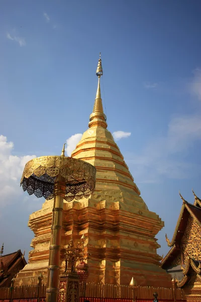Doisuthep temple chaingmai in thailand — Stock Photo, Image