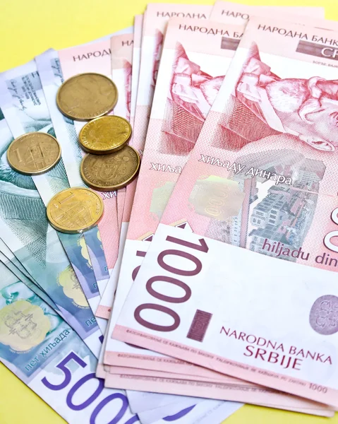 Serbischer Dinar — Stockfoto