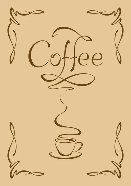 Kaffe — Stock vektor