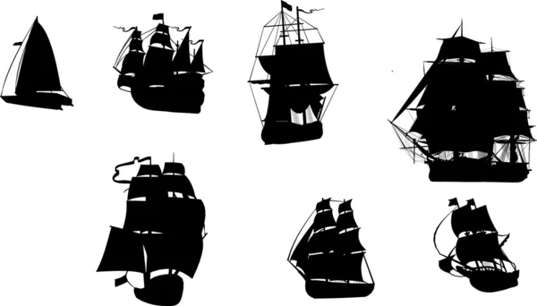 Лодки — стоковый вектор