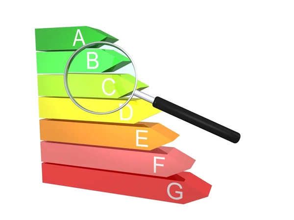 Energy Rating Review — Stock Photo, Image