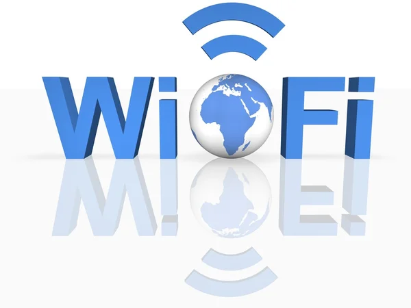 Tecnologia WiFi — Fotografia de Stock