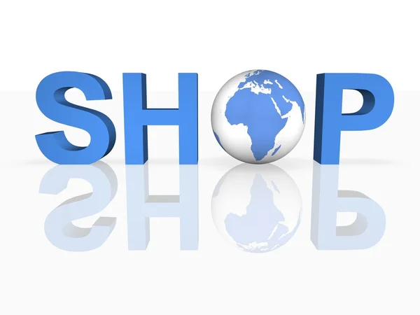 Global shopping — Stockfoto