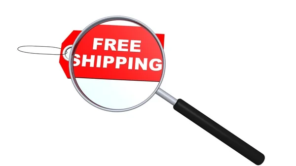 Free Shipping Tag — Stock Photo, Image