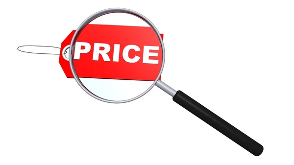 Pesquisa de preços — Fotografia de Stock