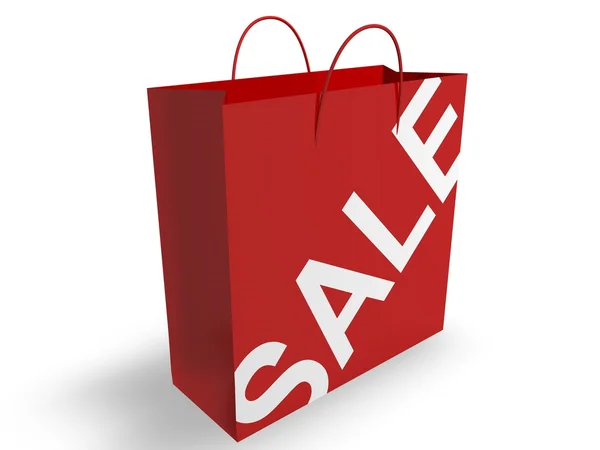 Försäljning shoppingväska — Stockfoto