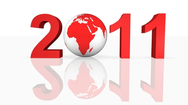 Nieuwe jaar 2011 — Stockfoto