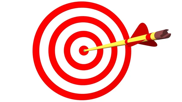 Arrow on Target — Stock Photo, Image