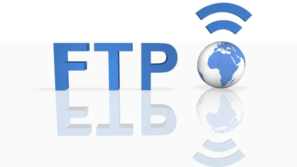 Conexão FTP — Fotografia de Stock