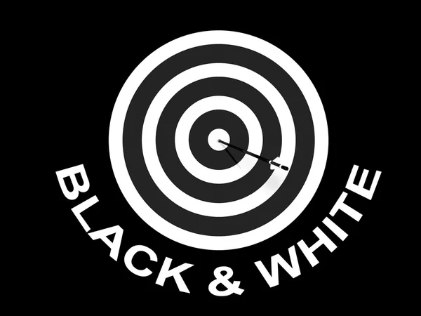 ブラック ＆ ホワイト — ストック写真