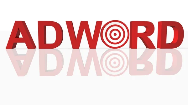 AD Word — Stock Photo, Image