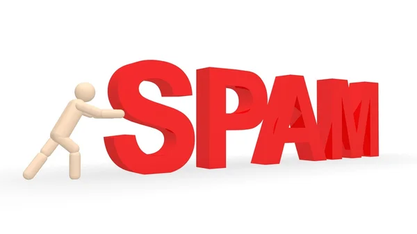 Spam-koncepció — Stock Fotó