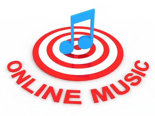 Online Muziek — Stockfoto