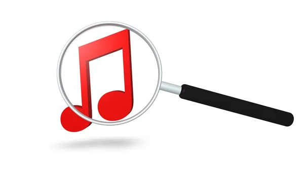 Music search — Stock Photo, Image
