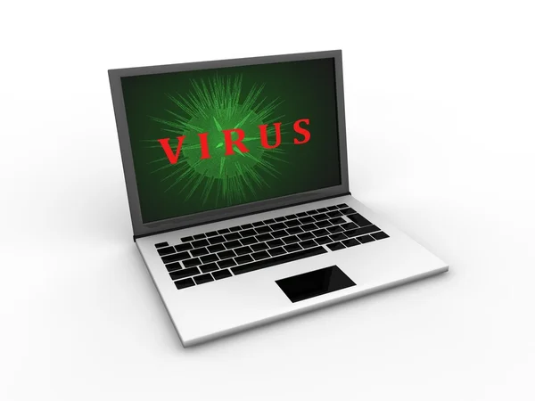 Viruskonzept — Stockfoto