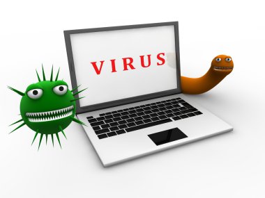 Virus concept clipart