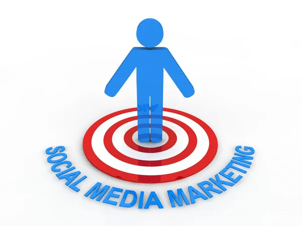 Közösségi média marketing — Stock Fotó