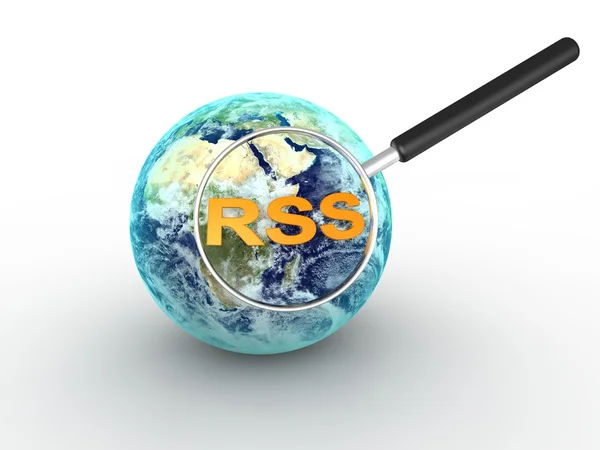 Koncepcja RSS — Zdjęcie stockowe