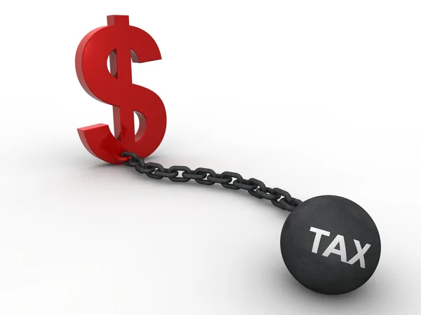 税收的概念 — 图库照片