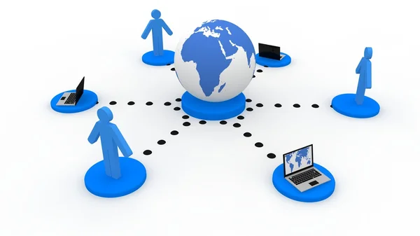 Global Computer Network — Stock Photo, Image