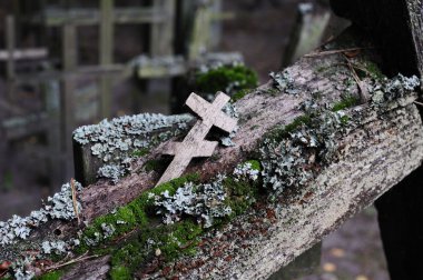 Old crosses clipart