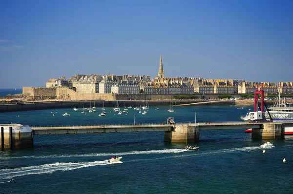 stock image Saint Malo harbour