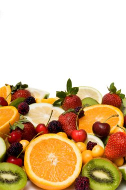 Beautiful fruit background clipart