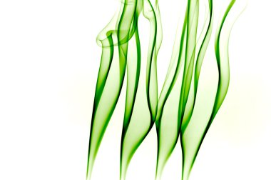 Green smoke grass clipart