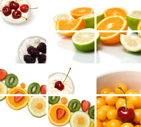 Renkli meyve kompozisyonu — Stok fotoğraf