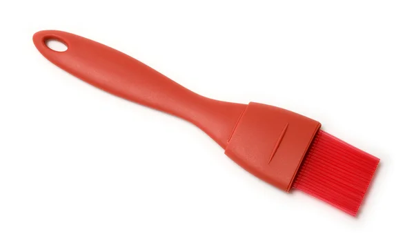 Red kitchen brush — Stock Photo, Image