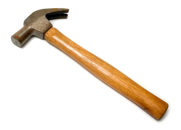 Isolated worn hammer — Stock Photo, Image