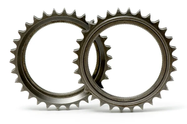 Gears isolated — Stock Photo, Image