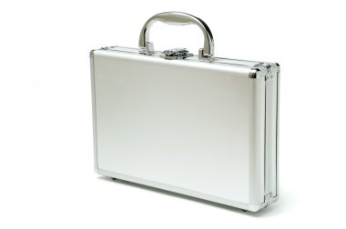 Metallic briefcase clipart