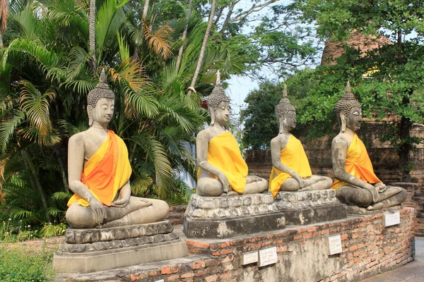 Fyra buddha bilder — Stockfoto