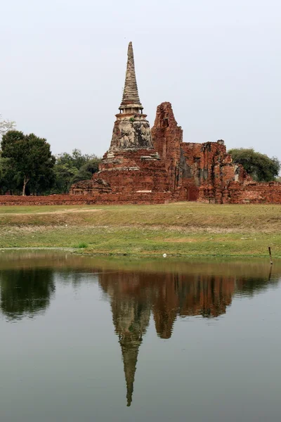 Ayutthaya antik kalıntılar — Stok fotoğraf