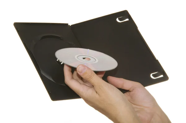 CD in the hands — Stock Photo, Image