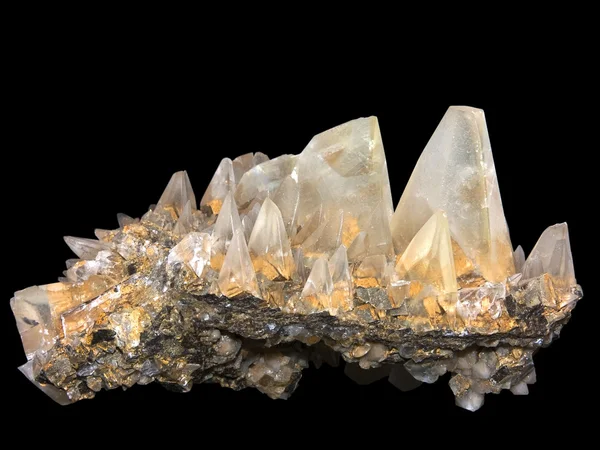 Kristaller av ett kaltsit — Stockfoto