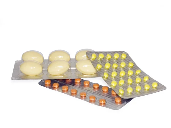 Förpackningar av tabletter — Stockfoto