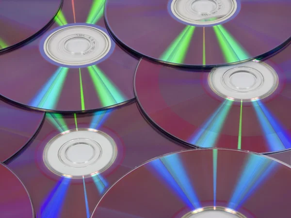 Фон с DVD дисков — стоковое фото