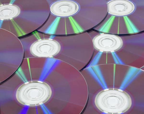 Фон с DVD дисков — стоковое фото