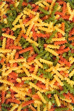 Colored pasta clipart