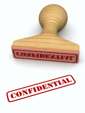 Confidential stamp clipart