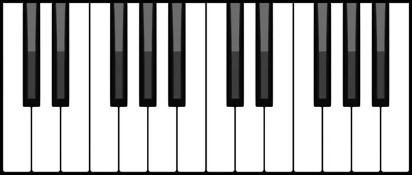 Piyano Klavye — Stok fotoğraf