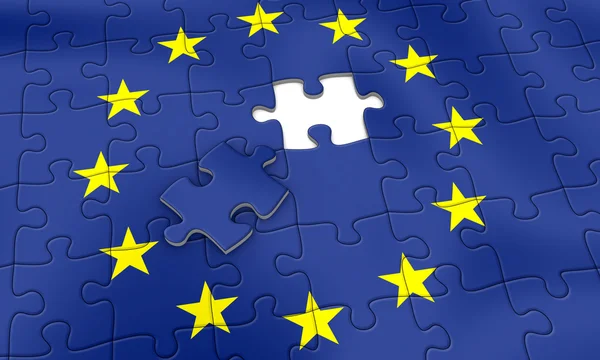 stock image EU puzzle