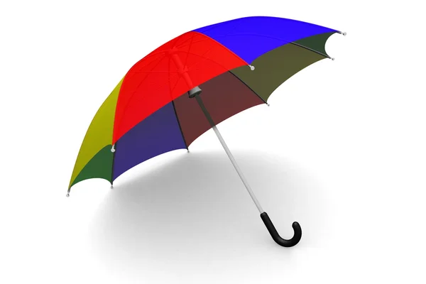 Зонтик на земле — стоковое фото